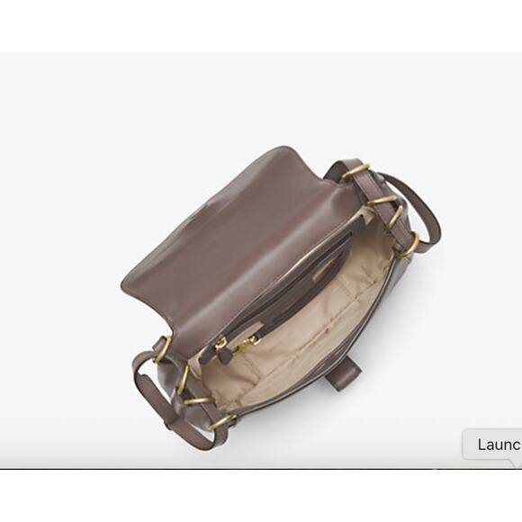 Michael Kors Quincy Boho Medium Leather Saddlebag - Picture 2 of 10